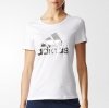 ADIDAS T-SHIRT DAMSKI FOIL LOGO BIAŁY BP8398 ADIDAS T-SHIRT DAMSKI FOIL LOGO BIAŁY BP8398
